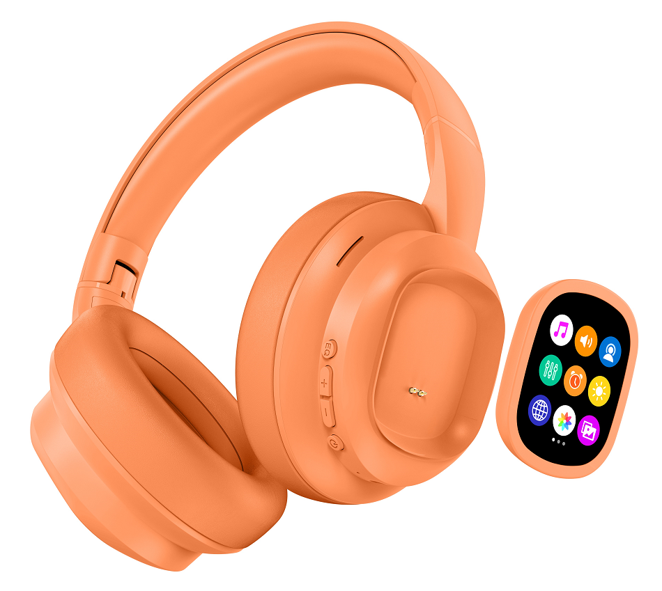 AI Translation Smart Headphones with Detachable Touch Screen