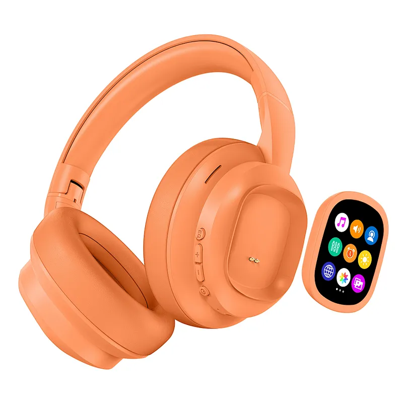 AI Translation Smart Headphones with Detachable Touch Screen